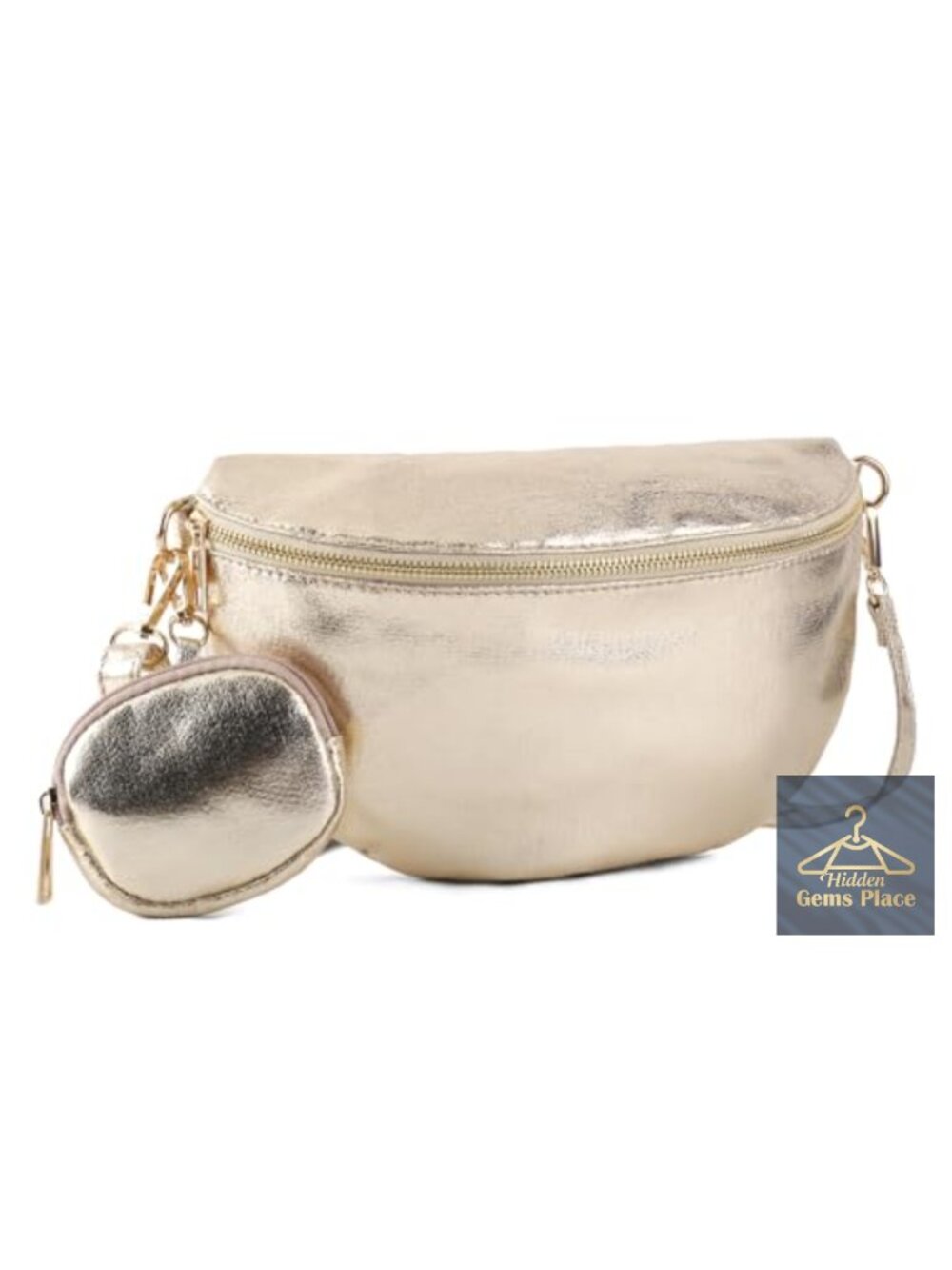 Crossbody Bag for Women Vegan Leather Sling Purse Fanny Pack Shoulder Bag